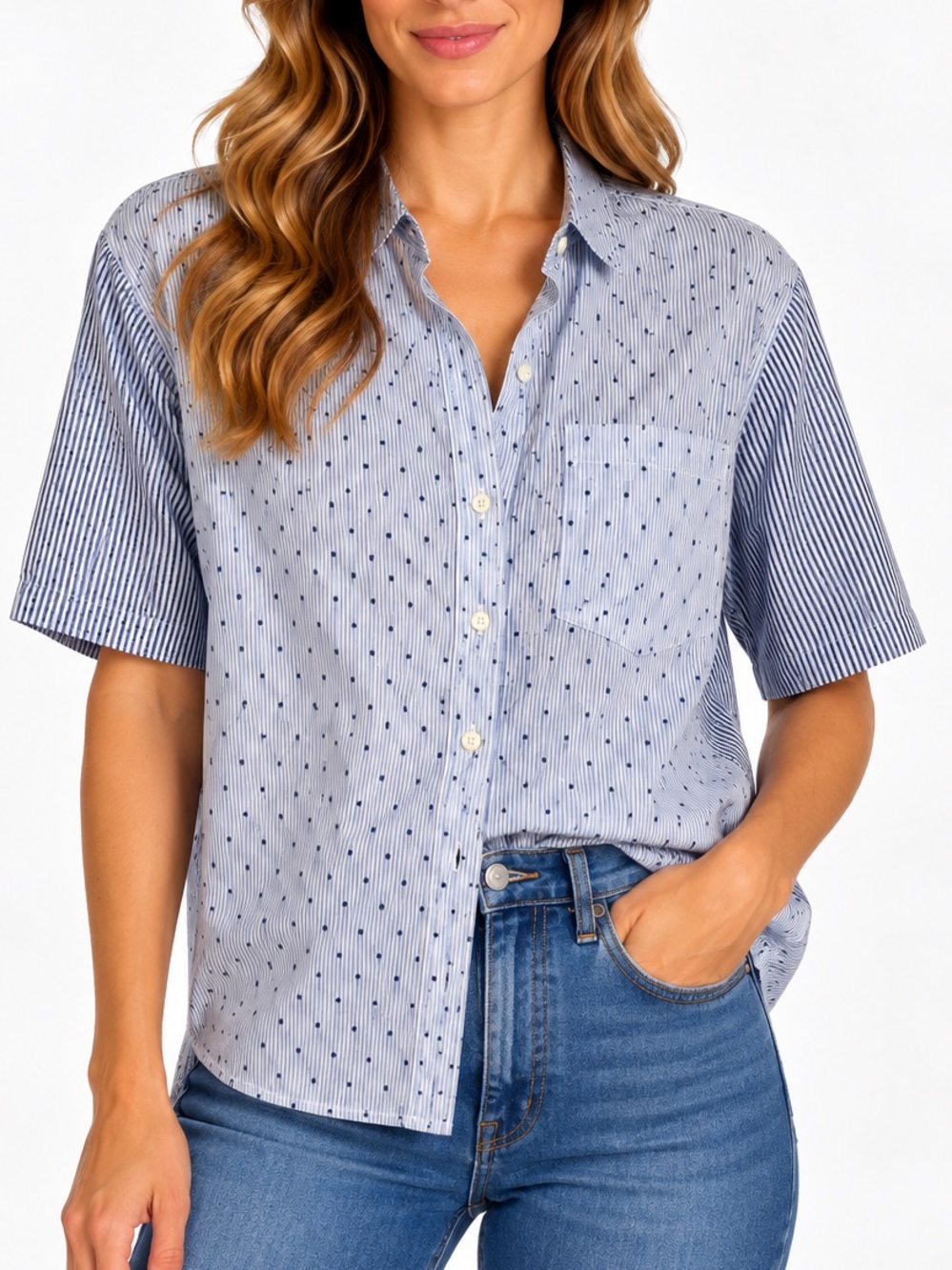 Gap Fitted Boyfriend Shirt